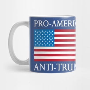 Pro-America Anti-Trump - American USA Flag Resist Mug